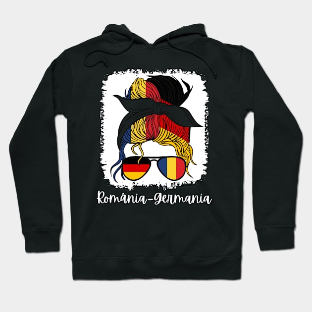 Half German Half Romanian Girl Germany Romania Hoodie by qwertydesigns